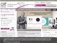 Tablet Screenshot of entreprises.ca-finistere.fr